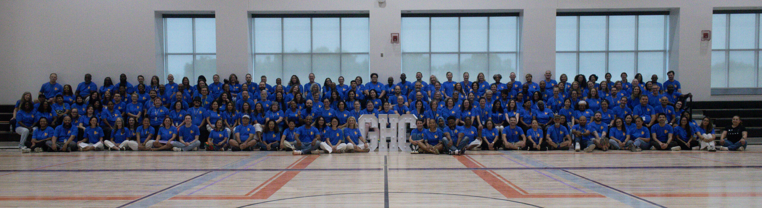 Picture of the GHC staff taken during preservice week